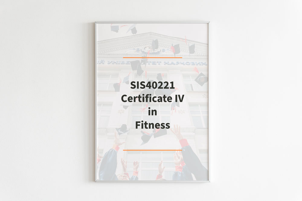 cert iv in fitness online